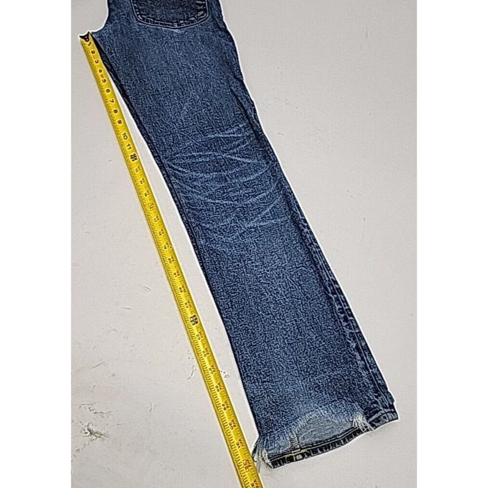 American Eagle Jeans Relaxed Straight Men Sz 30 x 34 Airflex+ Stretch Distressed
